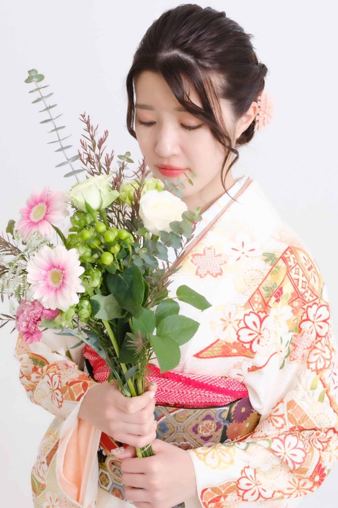 成人式のスタジオ撮影での前撮り