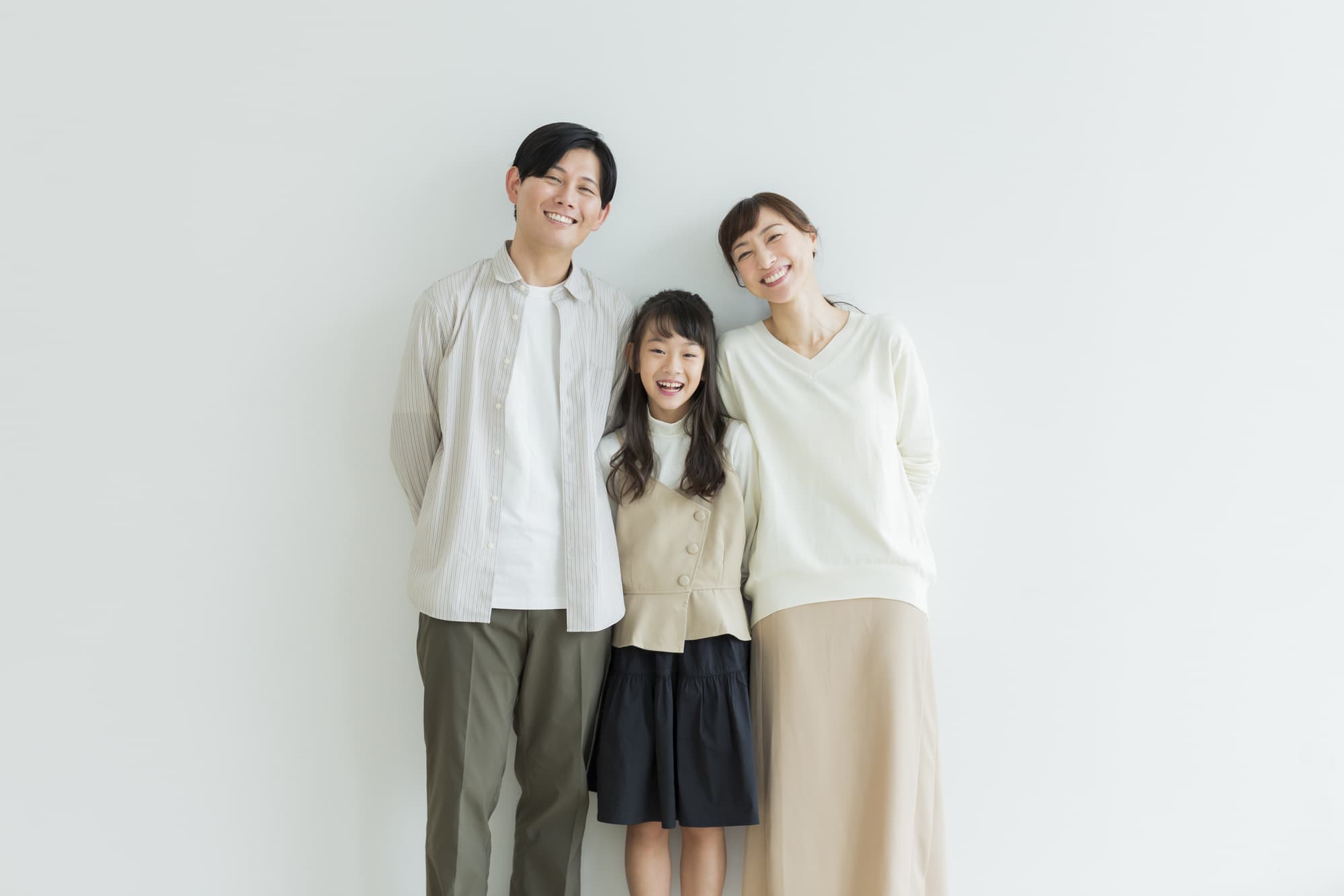 代々木八幡のファミリーフォトのスタジオ撮影