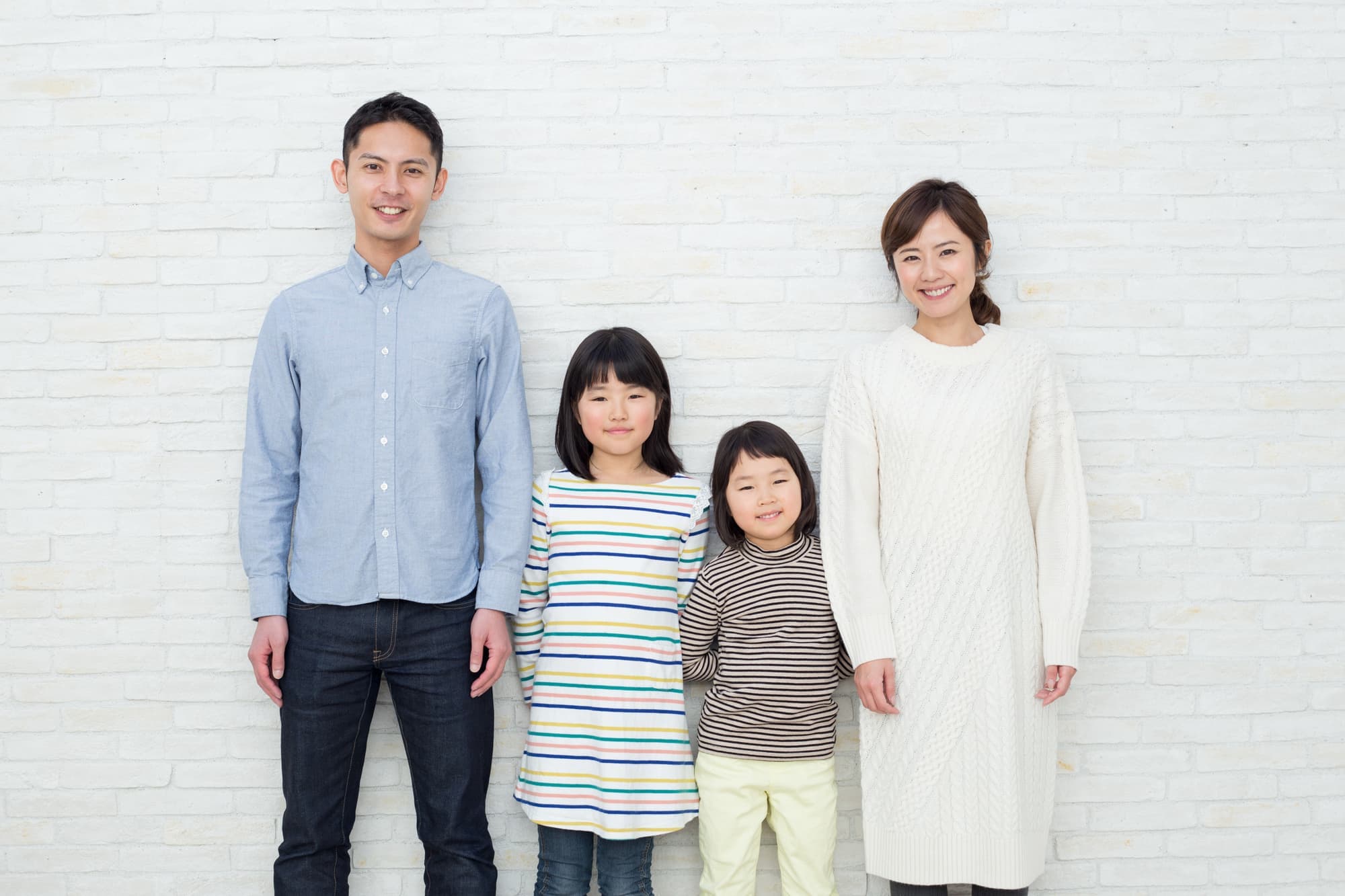代々木八幡のファミリーフォトのスタジオ撮影