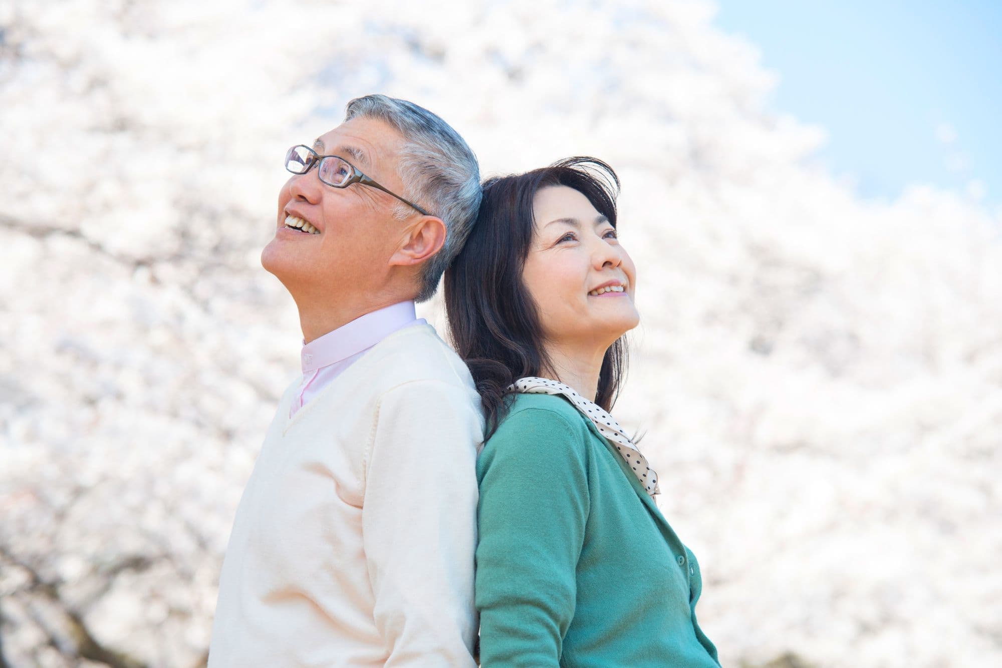 代々木公園の結婚記念写真、銀婚式、金婚式